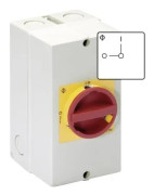 Kraus & Naimer KG32B.T206/40.KL11V Arbetsbrytare avspärrbar 32 A 1 x 90 ° Röd, Gul 1 st