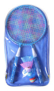 Badmintonracketset för barn, grundskoleelever, utomhussport, badmintonracket, blå