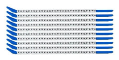 Brady SCN-13-W, Svart, Vit, Nylon, 300 styck, RoHS, 3,4 mm, 3,8 mm