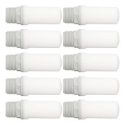10PCS Luftpneumatisk ljuddämpare G1/2in 1.32Mpa PP Hög brusreducering Magnetventil ljuddämpare för cylinder