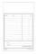 Kassablock 100 ark vitt perforerat papper L178xB100xH8mm, 25 st/fp