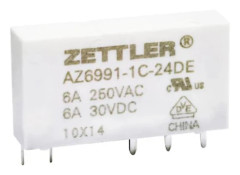 Zettler Electronics AZ6991-1AE-24DE printrelä 24 V/DC, 1 växlande slutkontakt