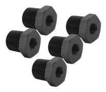 5 st 3/8 tum hane till 1/8 tum hona NPT-gänga aluminium rak rör manometer sensor gängadapter reducerare