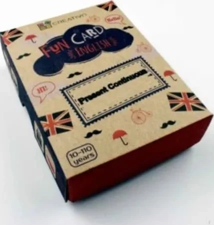 Creativo Fun Card engelska Present Continuous CREATIVO