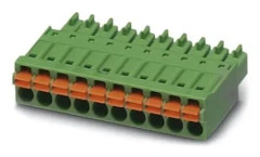 PCB-kontakt märkström 8 A, poltal 6, delning 3,5 mm, anslutning push-in fjäder - (10 st.)