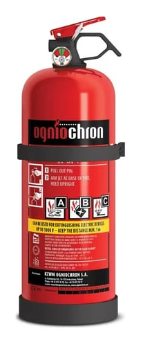 Ogniochron pulversläckare med manometer 2 kg