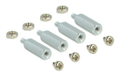 DELOCK-fästsats M2.5 distansbrickor hexagon 10mm