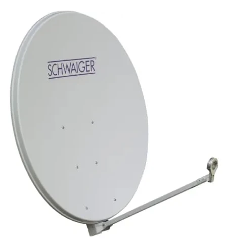 Schwaiger Sat Mirror 100cm, aluminium ljusgrå