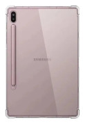 eSTUFF - Baksidesskydd för surfplatta - termoplastisk polyuretan (TPU) - klar - för Samsung Galaxy Tab S7+