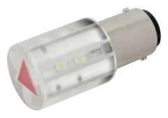 CML 18560350 LED-signallampa Röd BA15d 24 V/DC, 24 V/AC 1300 mcd