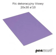 Polsirhurt dekorativt lila filttyg 20x30 cm, 10 st