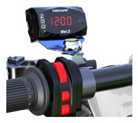 Universal Motorcykelhastighetsmätare - Digital Klocka Voltmeter Termometer