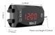 Universal Motorcykelhastighetsmätare - Digital Klocka Voltmeter Termometer