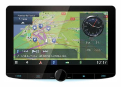 Kenwood DNR992RVS - Navigationssystem - display - 10.1" - pekskärm - inbyggd enhet - Dubbel-DIN