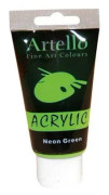 Artello akrylfärg 75 ml Neon Green