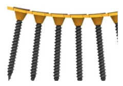 Gipsskruv P-SCREW S, svart fosf., 3,5x35 mm, bandad 1000 st.