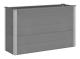 vidaXL Odlingslåda WPC 150x50x91 cm grå
