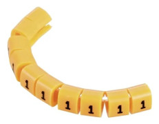 TRU COMPONENTS TC-MB1/1203 märkclip, tryckt 1, utv. diameterområde 3–3,60 mm