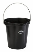 Hink Vikan hygien 6 l svart (rengöring/livsmedelskontakt), st