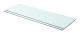 Hyllplan 2 st glas genomskinlig 90x30 cm