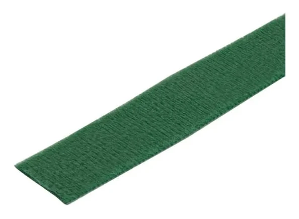 StarTech.com 25ft Hook and Loop Roll, Cut-to-Size Reusable Cable Ties, Bulk Industrial Wire Fastener Tape / Adjustable Fabric Wraps Green / Resuabl...