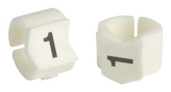 Brady SCN-23-1, Svart, Vit, Nylon, 50 styck, RoHS, 5,9 mm, 8,5 mm