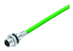 binder 70 3784 706 08-20 sensor-/aktuatorkontakt, anslutning, rak, flänsanslutning 0,5 m poltal (RJ): 8 1 st