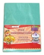 POLSIRHURT dekorativ filt turkos 20x30 cm 10 st