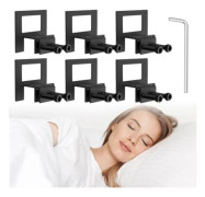 6-piece mattress stoppers, non-slip mattress wedges, adjustable metal mattress seals, with 1 wrench, easy installation, for non-slip bed frames