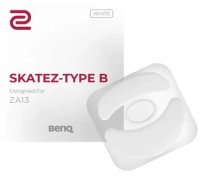 ZOWIE Skatez-Typ B, musfötter, 0,45 mm, vit
