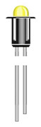 Oshino MD-302G LED-signallampa Grön 2,1 V/DC