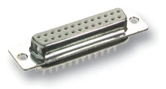 EFB Elektronik 28712.1, Dsub 37-pin, Grå, Honkoppling, Rak, Metall, 69,4 mm