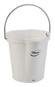 Matspann, Vikan, 6 l, vit, PP/rostfritt stål