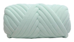 Tubgarn Lyxig Kristall Sammet Fläta Bomullstråd för Stickentusiaster Ljusgrön
