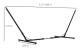 Hammock ram för Hängmatta (313-388) x 109 x 116 cm Metall