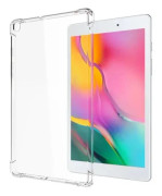 eSTUFF - Baksidesskydd för surfplatta - termoplastisk polyuretan (TPU) - klar - 8" - för Samsung Galaxy Tab A (2019) (8 tum)