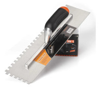 Notch Trowel High Carbon Steel High Hardness Wall Tile Concrete Spatula for Floor Double Color