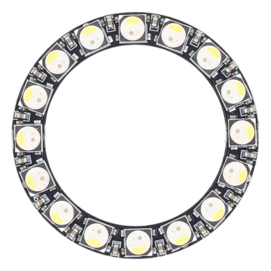 RGB LED Ring Board 16 Bit SK6812 32 Colors and Fluorescent White Ring Light Wall Clock Light Driver Board