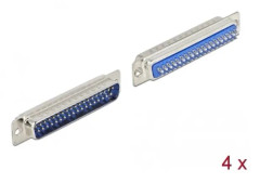 Delock - Datakontakt - DB-37 (hane) (paket om 4)
