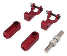 5 st/set ATV främre bakre sänkningssats i aluminiumlegering, ersättning för Raptor 350 660 700 Röd