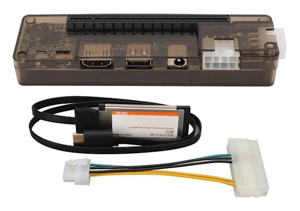 Laptop Extern Oberoende Grafikkort Dock EXP GDC Graphics Extension Expresscard 6Pin 8Pin Interface Output Dock