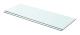 Hyllplan 2 st glas genomskinlig 70x25 cm