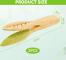 Wood Leaf Cleaning Brush for Plants - 2-Piece Plant Duster with Wooden Handle - Garden Tool for Indoor and Outdoor