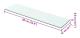 vidaXL Hyllplan glas genomskinlig 60x12 cm