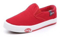 Nya Barnskor Canvas Skor Barnsportskor Pojkar och Flickor Studentskor Slip-on Sneakers 37