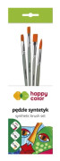 Happy Color set med syntetiska penslar mix A 4 st.