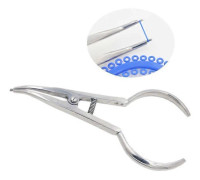 Dental Ortodontisk Separator Placerings Tång Elastiska Separatorer Cirkel Gummiring Steiner Ligatur Tång Ligatur Band Forceps