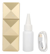 Bärbar USB Nano Handy Mist Spray Ansiktsfuktande Atomizer Guld