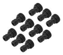 10 st Tappkontakt G3/4 Utvändig Gänga 25mm Snabbkobling Nippel Slang Snabbkobling Plast