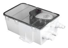 Duschsumppumpsystem Båt RV Länspump 12V 750GPH Marin Multiport Dräneringslåda